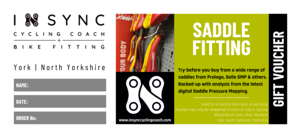 Saddle Fitting Gift Voucher Harrogate