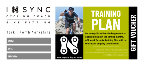 Training Plan Gift Voucher